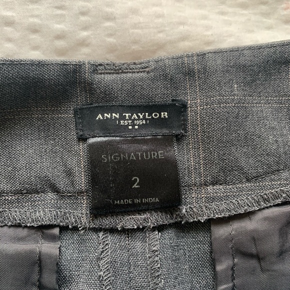 ann taylor business plaid pants - Picture 2 of 6
